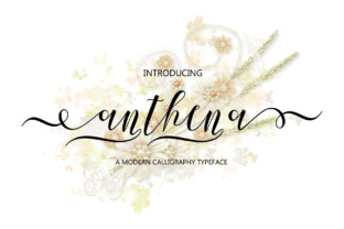 Anthena Script: The Modern Calligraphy Typeface for Elegant Design