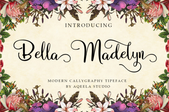Bella Madelyn Script: Where Typography Meets Artistic Gesture
