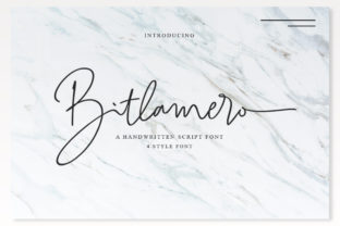 Bitlamero Script: A Signature Font of Creative Possibilities