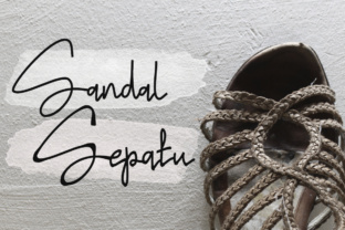 Bringing Warm Personality to Your Designs with the Sandal Sepatu Font Family