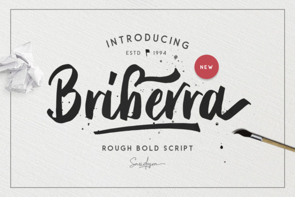Discover the Bold Elegance of Briberra Script