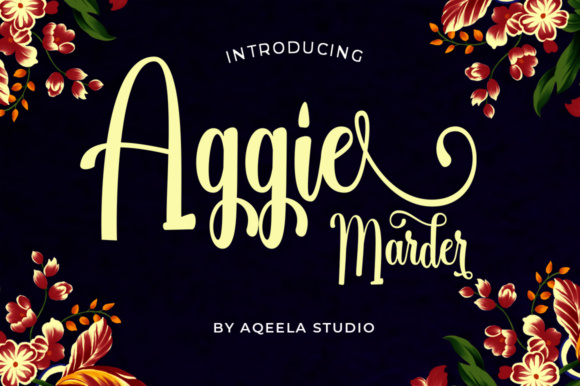 Discover the Elegance of Aggie Marder Script