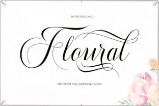 Discover the Elegance of Floural Script in Your Designs