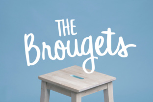 Discovering Brougets Script: A Perfectly Imperfect Hand-Lettered Brush Font