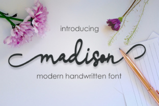 Elegant Madison Script for Creative Projects