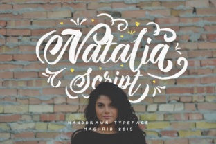 Embrace the Artistry of Natalia Script: A Hand-Painted Typeface for Modern Design