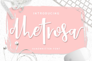 Embracing the Elegance of Dhetrosa Script: A Handcrafted Typography Revolution