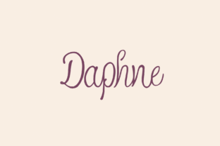 Finding a Font with Personality: The Daphne Script