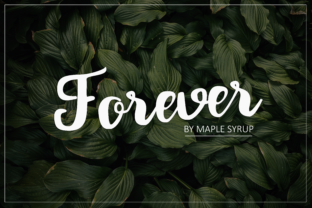 Forever Script: A Font Inspired by Eternal Love
