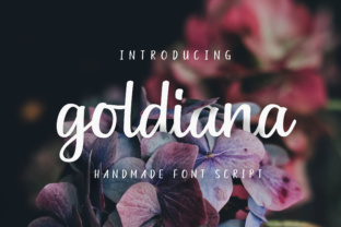Goldiana Script: Elevating Design with Handcrafted Typography
