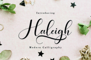 Haleigh Script: An Elegant Calligraphy Font for Modern Design