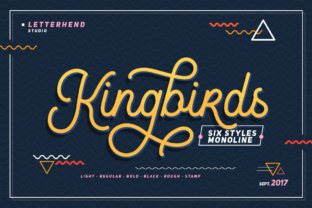 Kingbirds Script: The Multifaceted Monoline Design Solution