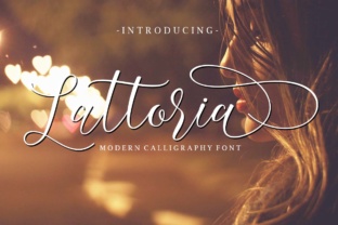 Lattoria Script: A Modern Calligraphy Font for Elegant Design