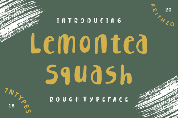 Lemontea Squash: A Font for Bold, Playful Communication