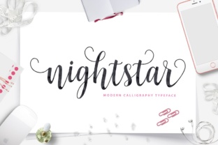 Nightstar Script: Breathing Life Into Your Modern Designs