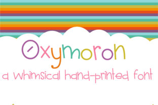 Oxymoron: A Playful Handwritten Font for Creative Projects