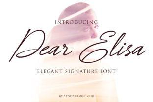 The Artful Charm of the Dear Elisa Handwritten Font