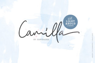 The Camilla Font Family: A Modern Script for Creative Work